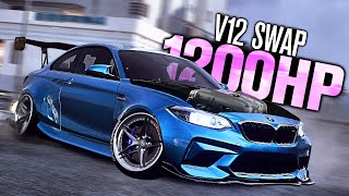 Need for Speed HEAT - V12 WIDEBODY BMW M2 Customization!