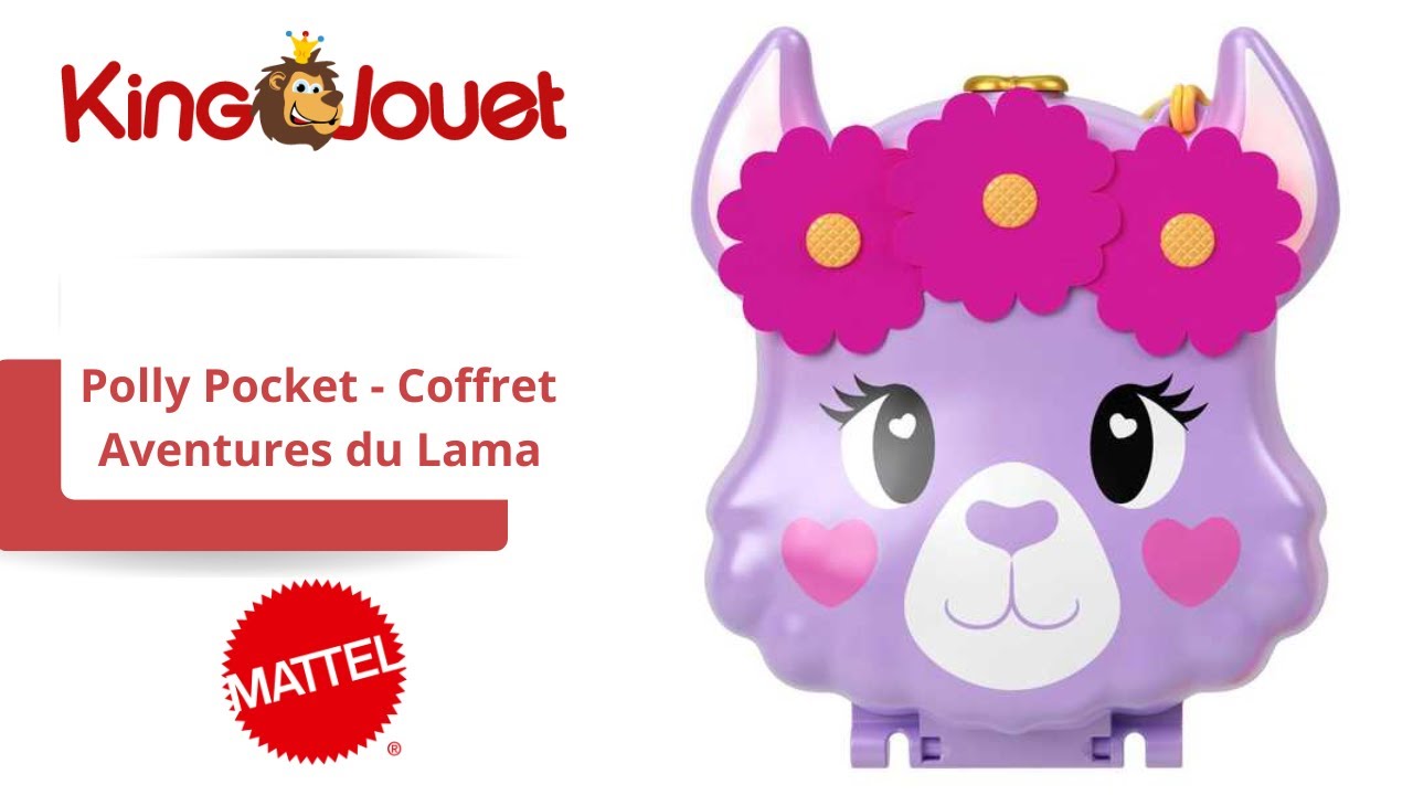 Polly Pocket - Coffret aventures du Lama avec 2 mini-figurines et 13  accessoires - N/A - Kiabi - 18.49€