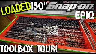 epic snap-on toolbox tour! stocked 150