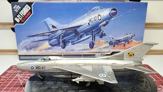 Academy 1:72 scale M21 Fishbed full build kit review