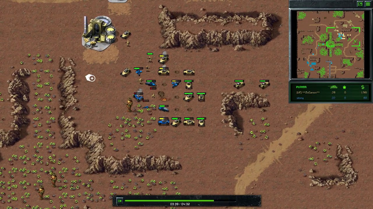 ZxGanon Vs Stony : Command and Conquer Remastered Tiberian Dawn