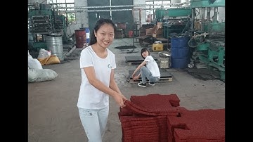 rubber tile production workshop introduction