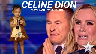 Golden Buzzer : All Jugdes Cried Singing Song Caline Dion (May Heart Wil Go On)
