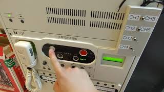 TOA 非常放送設備 FS10-910 停電時動作