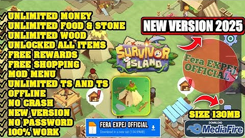 Survivor Island Mod Menu Apk v169 NEW MOD 2025 FREE SHOPPING, UNLIMITED MONEY, UNLOCKED ALL ITEMS