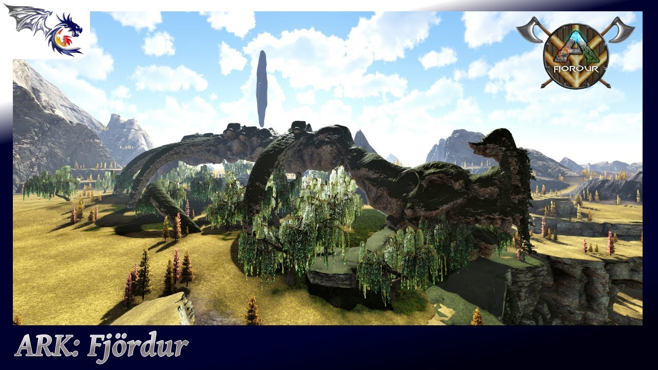 Daytrip To Asgard For High Level Rock Drake Eggs ARK Fjordur (Mod