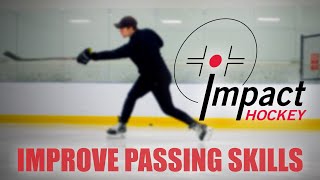 Improve Passing Skills • 3 Basic Passing Drills For Practice • Impact Hockey Stick Skills