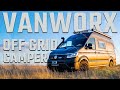 Meet the Vanworx Maxtraxx Crafter, the fully off grid camper conversion.