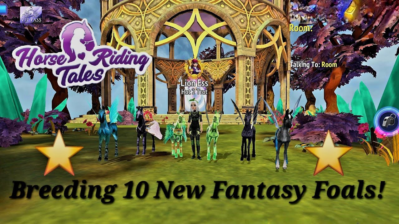 HORSE RIDING TALES - Breeding 10 New Fantasy Foals!
