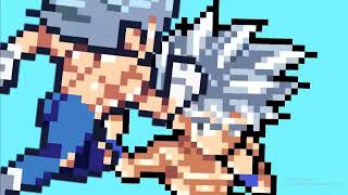 Goku Mui Vs Vegeta Mui Sprite Animation