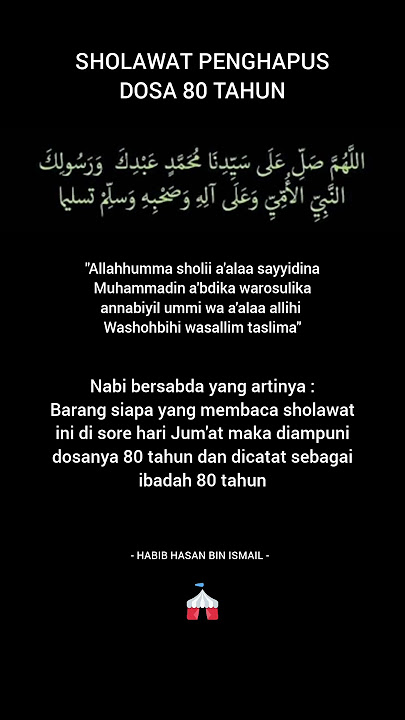 SHOLAWAT PENGHAPUS DOSA 80 TAHUN #Shorts