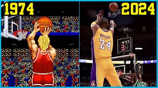 SHOOTING EVOLUTION in BASKETBALL VIDEO GAMES [1974  2024]