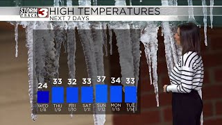 Tracking bitter cold temperatures and more winter weather