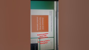 GCD Sort of an Array solution leetcode 2021