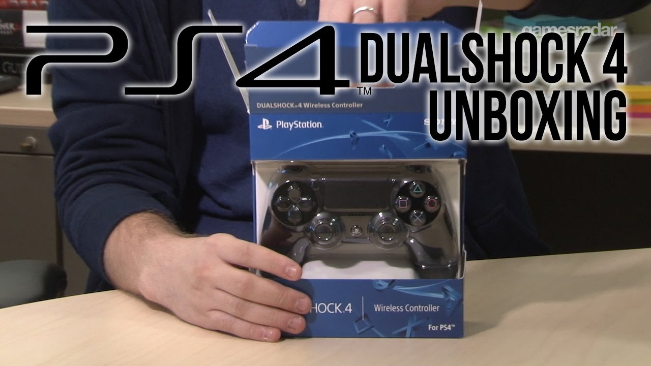 PS4 Dualshock 4 controller unboxing YouTube 