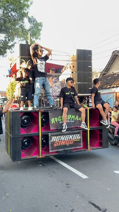 Sound system capar jaya audio team 2 bawa 4 sub parathel dobel ds balapan