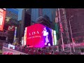LISA BIRTHDAY AD in Times Square 0327