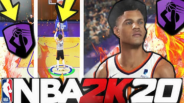 HOW TO GET ALL SHARPSHOOTING BADGES FAST IN NBA 2K20 FASTEST BAGE METHOD NBA 2K20