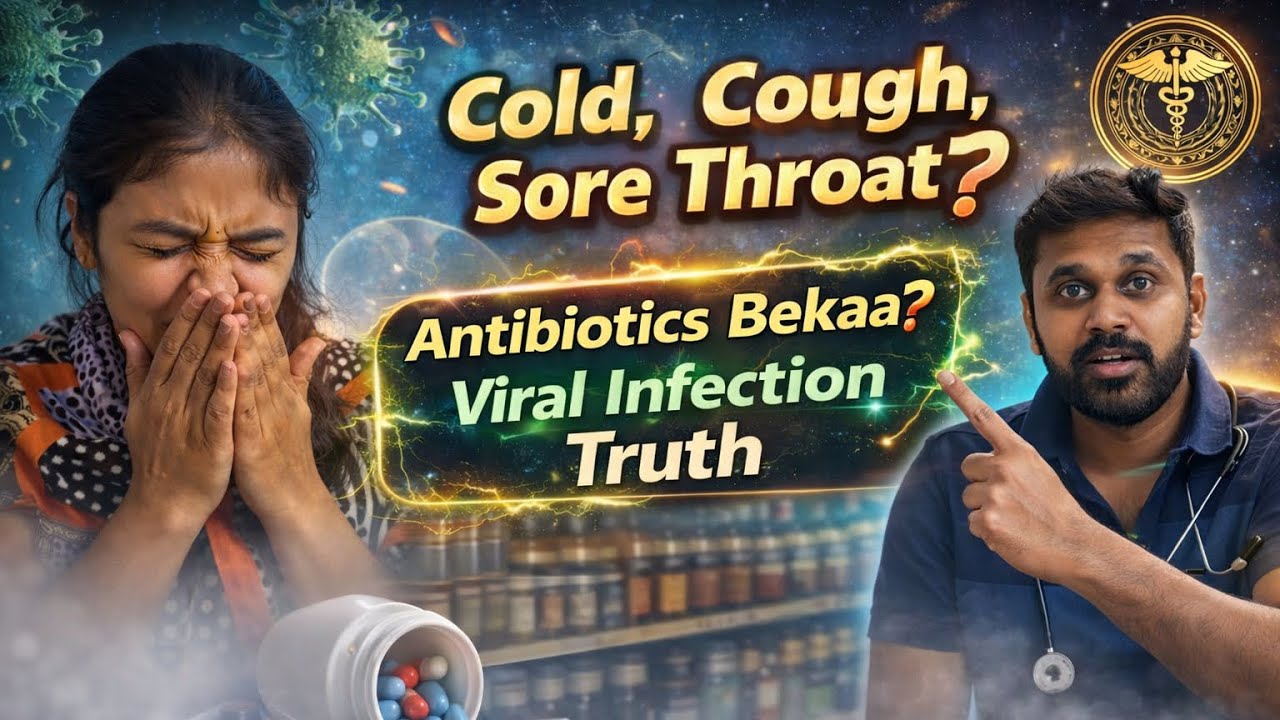 Cold, sore throat and Cough? Antibiotics beka? Viral Flu truth