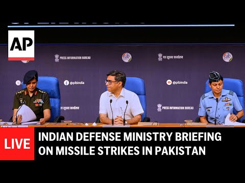 LIVE: India's defense ministry gives update on missile strikes in Pakistan Episode cover