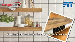 Striplox Pro23 - Floating Shelf Demo | Available from Fit NZ