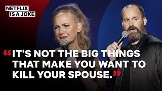 Hot Takes: Comedy Couple Christina P \& Tom Segura On Being Parents