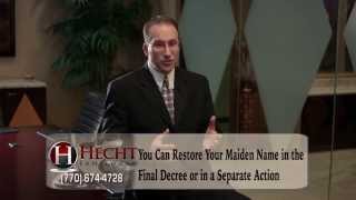 Divorce Lawyers Roswell GA-Sandy Springs Divorce Lawyers-Restoring Your Maiden Name
