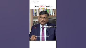 Upsc Tricky Question 💯|Upsc Mock Interview|| Upsc Motivation #upsc #upscmotivation #shorts