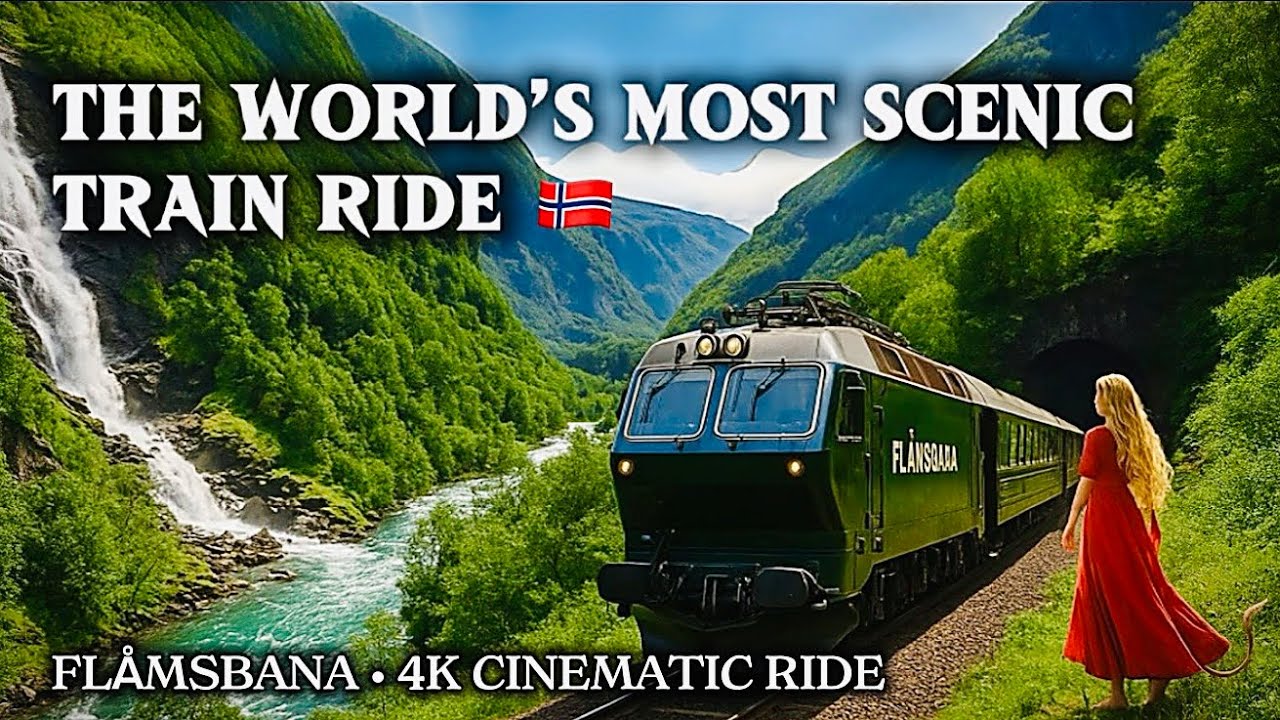 Flåmsbana Norway 🚞 The World’s Most Beautiful Train Ride | 4K Cinematic Journey