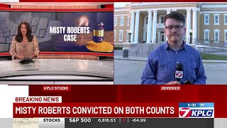Misty Roberts found guilty on both counts