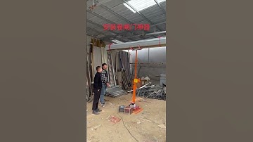 Installation of roller shutter door artifact elevator roller shutter