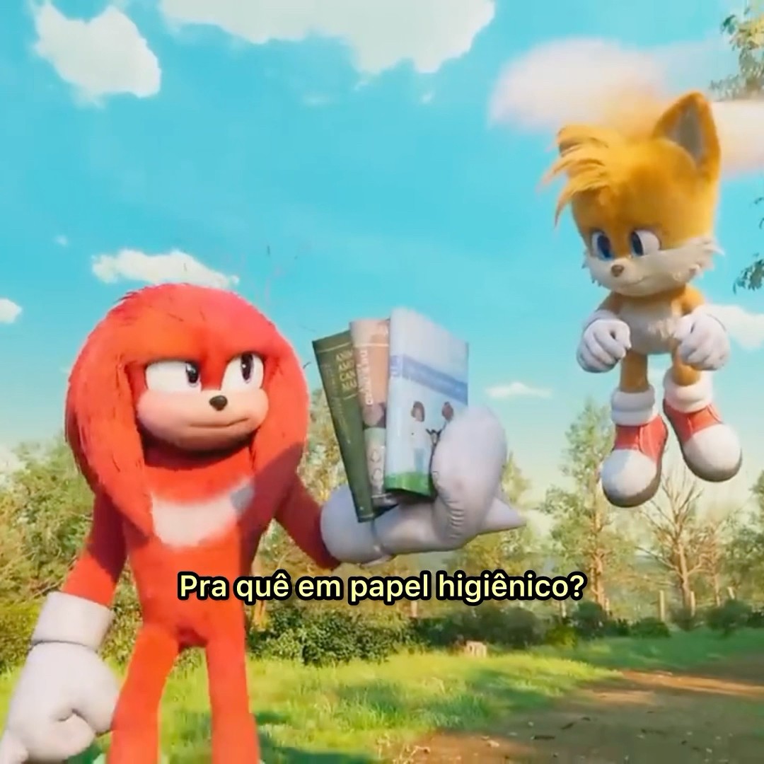 TAILS QUER CAGAR - SONIC 2 PARÓDIA #shorts