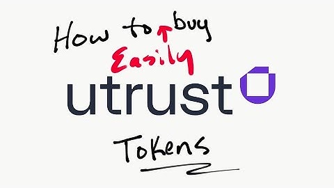 How to buy Utrust $utk cryptocurrency tokens