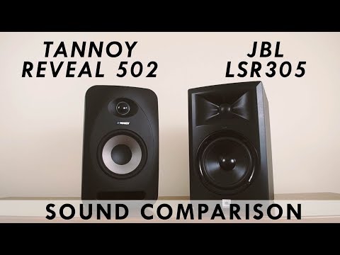 JBL LSR305 vs. Tannoy Reveal 502 | Sound Comparison