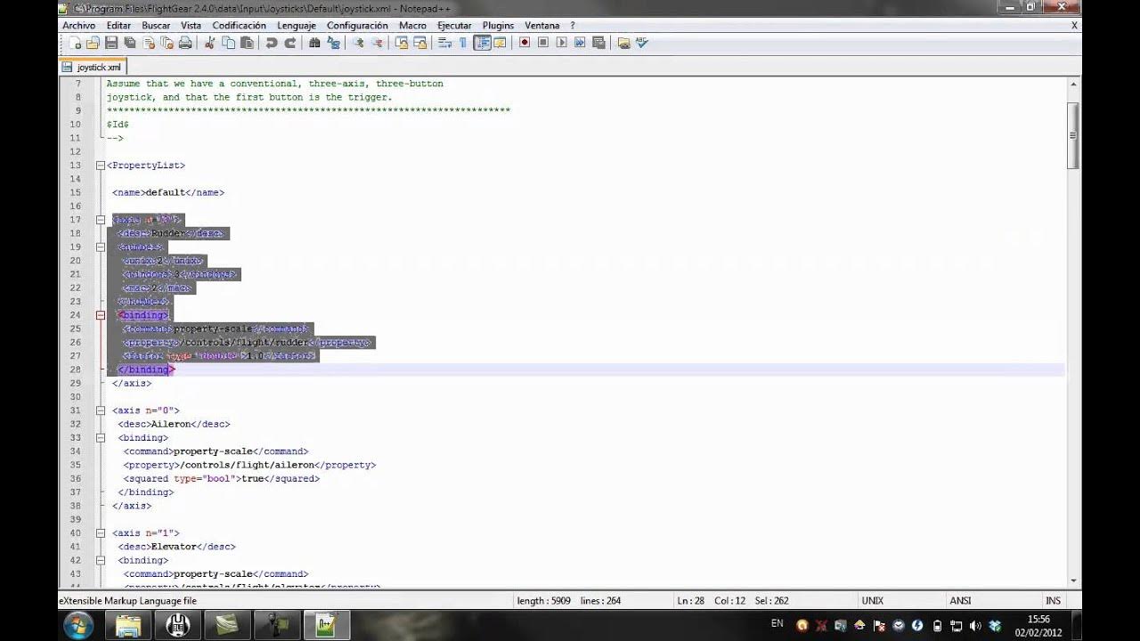 Flightgear Tutorial configurar Joystick YouTube