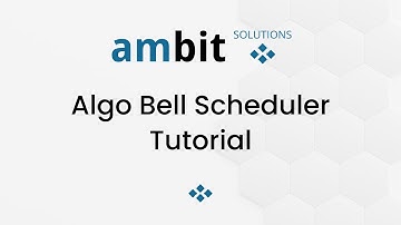 Algo 8301 Bell Scheduler Tutorial
