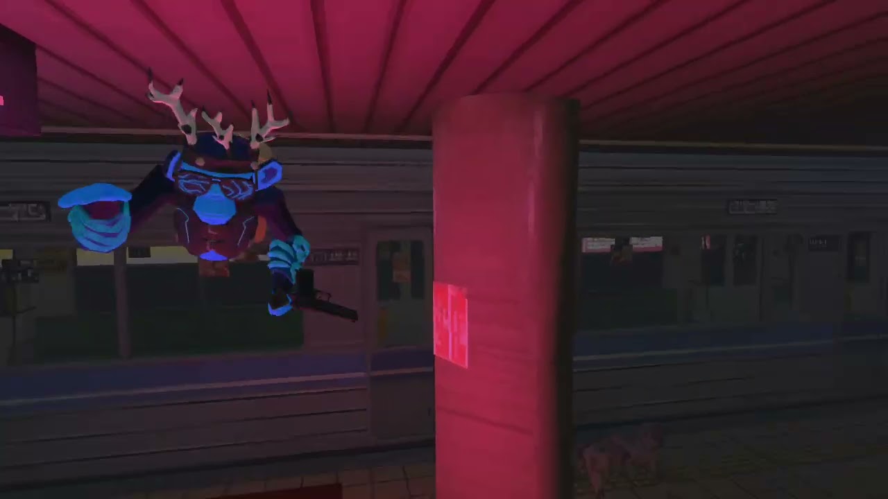 Playing with random people.