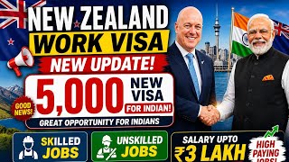 New Zealand 🇳🇿 Seasonal Work Visa 2026 | Direct Jobs | Full Process
