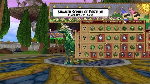 Wizard101: NEW Summer Scroll of Fortune 2020 Review!