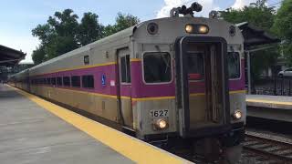 MBTA Commuter Rail Trains on The MBTA Fitchburg Line!