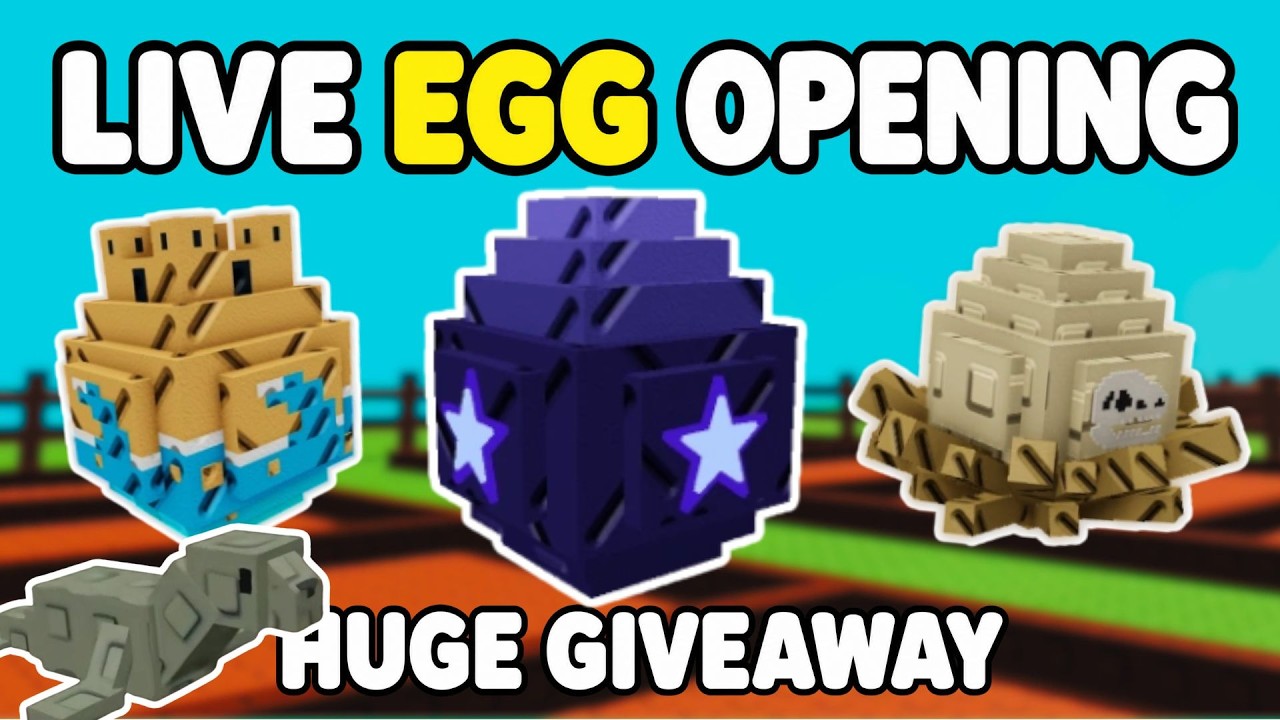 Massive Grow a Garden Egg Opening and Giveaway - YouTube
