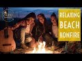 Island Ambience: Ocean Bonfire (Relaxing ASMR Nature Sound)