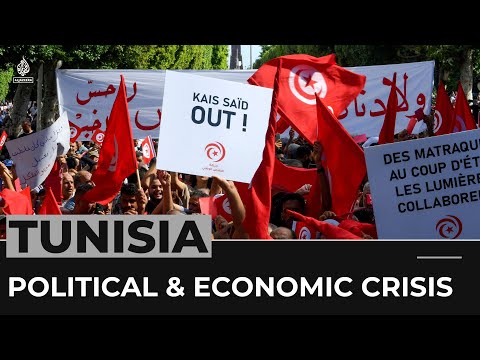 Tunisian protesters denounce ‘coup’, demand president steps down