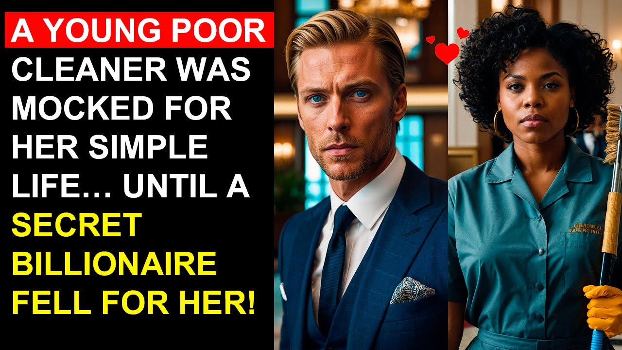 A Young Cleaner Was Mocked for Her Simple Life… Until a Secret Billionaire Fell for Her!