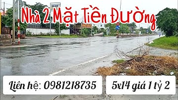 [Đã bán] Nhà Đất Cần Giuộc Cần Đước Long An Giá Rẻ Mặt Tiền Đường QL50 Diện Tích 5x14, Giá 1 tỷ 2