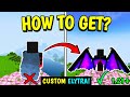 How To Get CUSTOM ELYTRAS In Minecraft PE 1.21+🔥| Easy way to Get Custom Elytra🤩