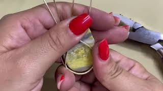 Tramado!!! Dije súper fácil #alambrismo #wirewrap #bisuteria #jewelry #pendant
