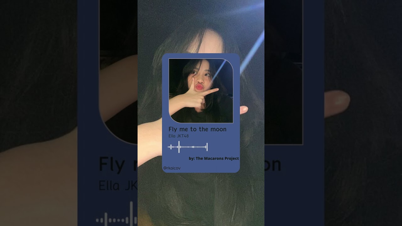 Ella JKT48 - fly me to the moon by Frank Sinatra, (Ella JKT48 AI Cover)