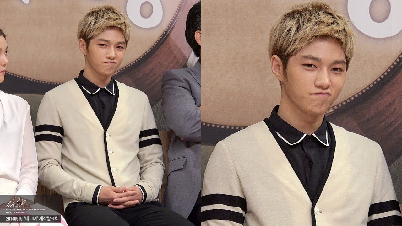 140915 내그녀 제작발표회 2부 명수 : 시우와 내그녀, 많이 사랑해주세요♥