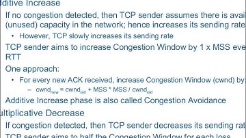 ITS413, Lecture 19, 24 Jan 2013 - TCP Congestion Control